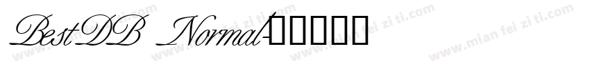 BestDB Normal字体转换